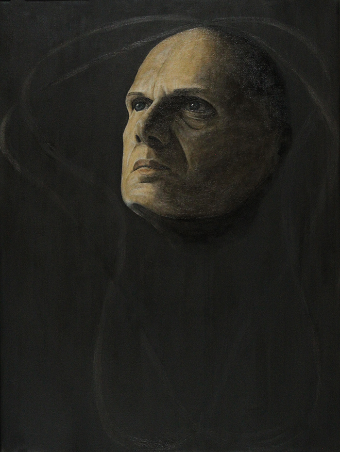 Hands On Head - Oil on Canvas