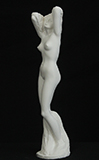 holdingtowelonhead - cast marble